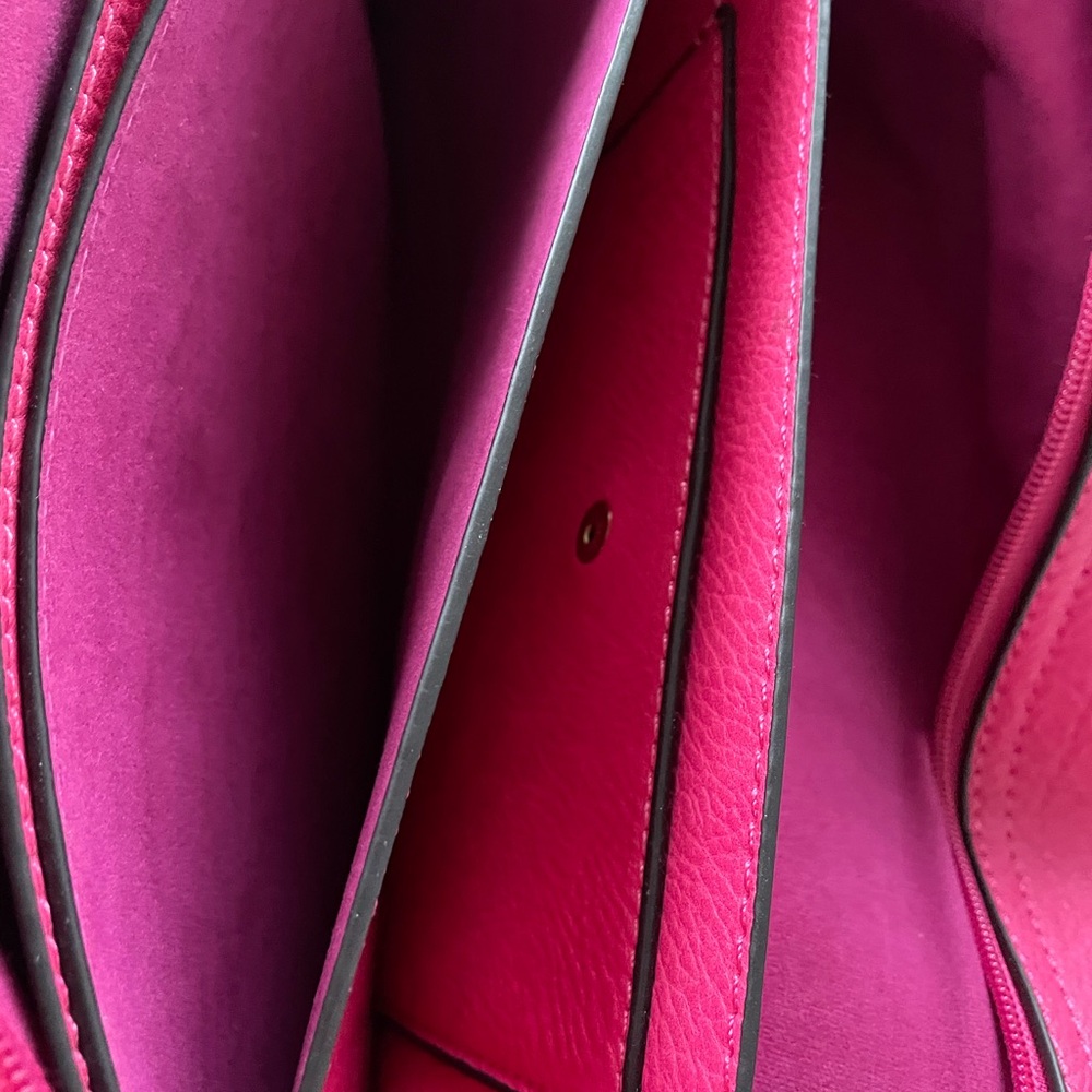 Pink Leather Tote Bag - Picture 4 of 6